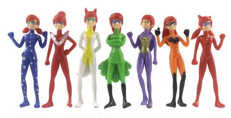 فیگور دختر کفشدوزکی Ladybug مجموعه 7 عددی — تصویر ۶