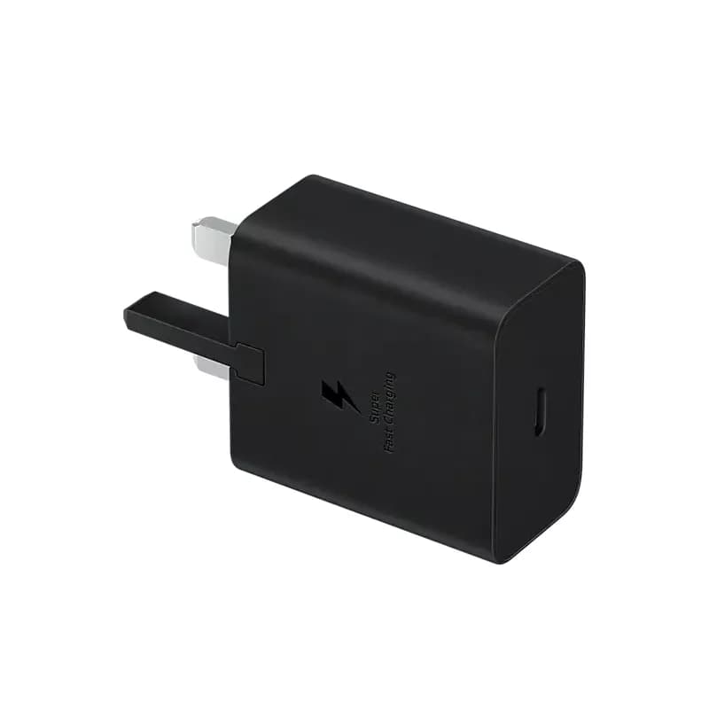 شارژر سامسونگ تایپ-سی سه‌پین اصلی 45 وات – fast charge