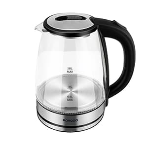 کتری برقی شیشه ای پرودو مدل ELECTRIC GLASS KETTLE