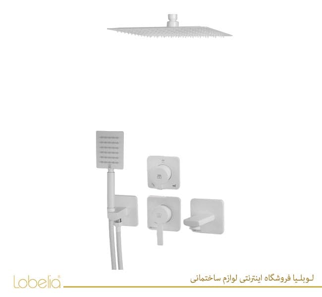 متعلقات شیر دوش توکار متیس سفید تیپ 4 kwc کی دبلیوسی