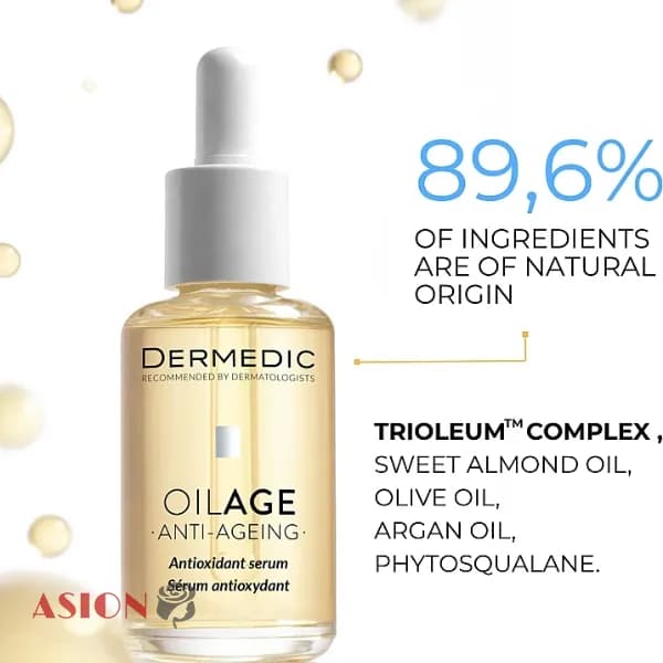 سرم آنتی‌اکسیدان و ضدچروک OILAGE درمدیک — تصویر ۸