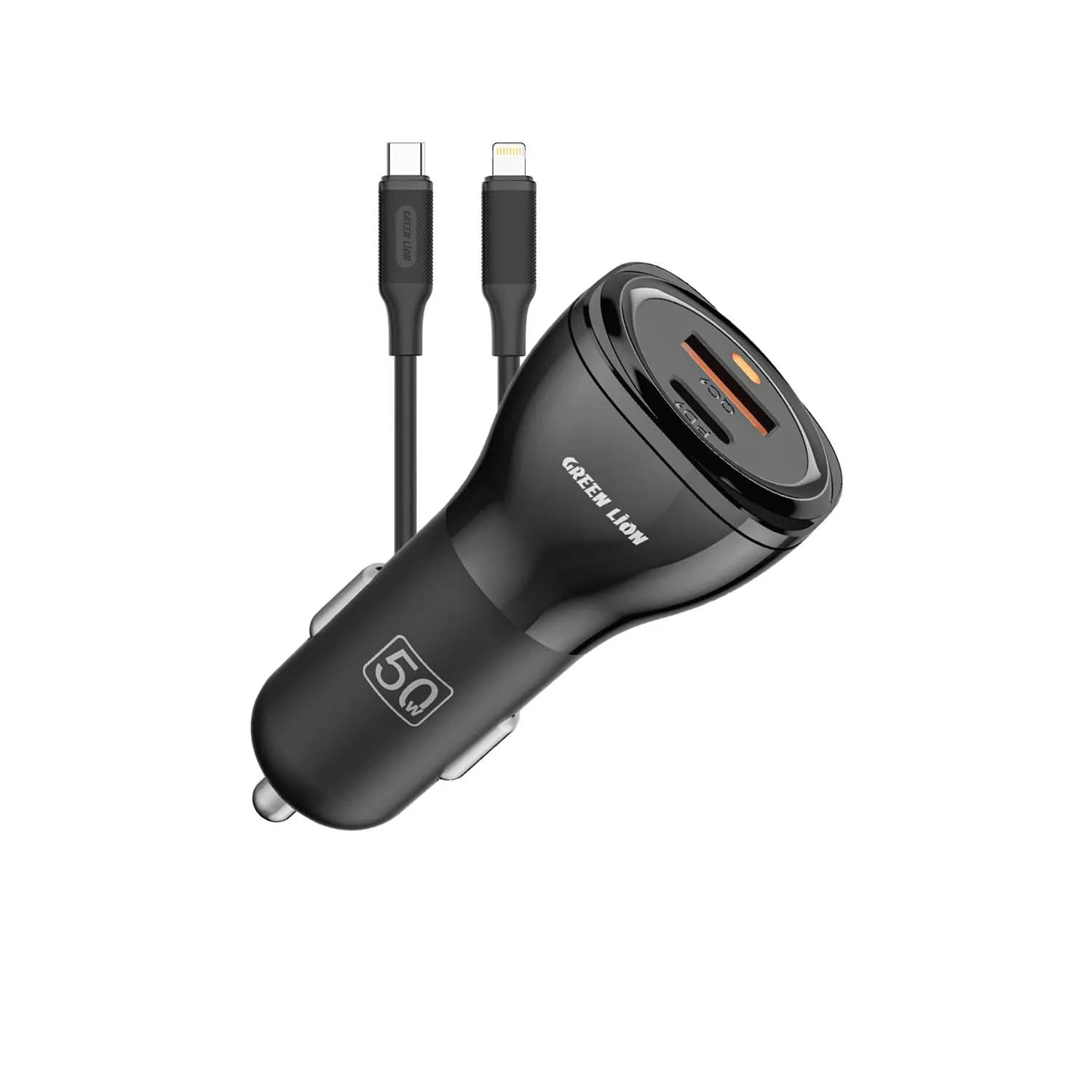 GREEN LION | شارژر فندکی دو پورت Dual Port Car Charger 50W (PD 30W + QC 20W) گرین لاین — تصویر ۶