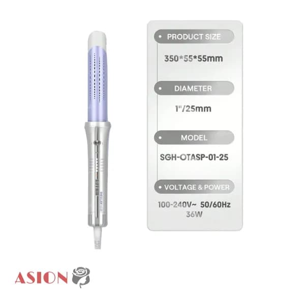 دستگاه فرکننده باد سرد اتوماتیک شیگلم مدل Airflow Styler Pro سایز ۲۵ میلیمتر — تصویر ۱۰