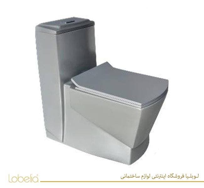 توالت فرنگی مروارید مدل مگا طوسی مات