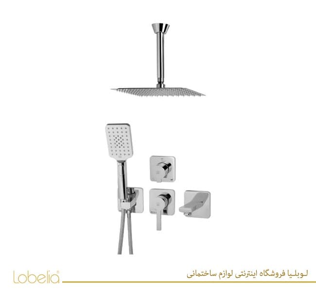 متعلقات شیر دوش توکار متیس کروم تیپ 4 kwc کی دبلیوسی — تصویر ۸