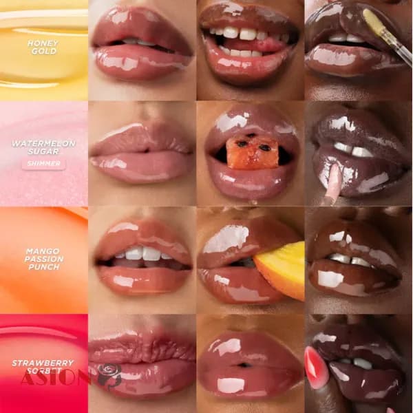 لیپ گلاس عسلی ژیسو Gisou Honey Infused Lip Oil — تصویر ۶