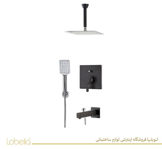 متعلقات شیر دوش توکار آوا مشکی تیپ 4 kwc کی دبلیوسی
