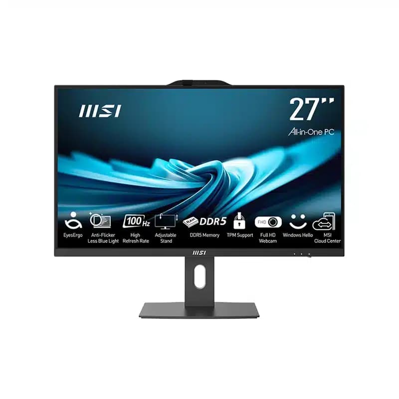 کامپیوتر آل‌این‌وان 27 اینچ MSI PRO AP272P 14M i3 14100 8GB DDR5 512GB M.2 – آکبند و پلمپ