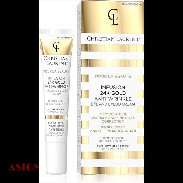 کرم ضد چروک دور چشم کریستین لورنت 24K Gold حجم 20 میلی لیتر — تصویر ۳