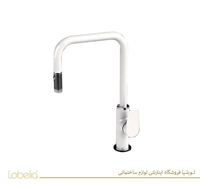شیر ظرفشویی شلنگدار مدل ورونا سفید کی دبلیوسی KWC
