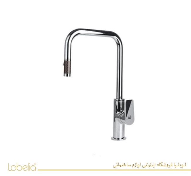 شیر ظرفشویی شلنگدار مدل ورونا کروم کی دبلیوسی KWC