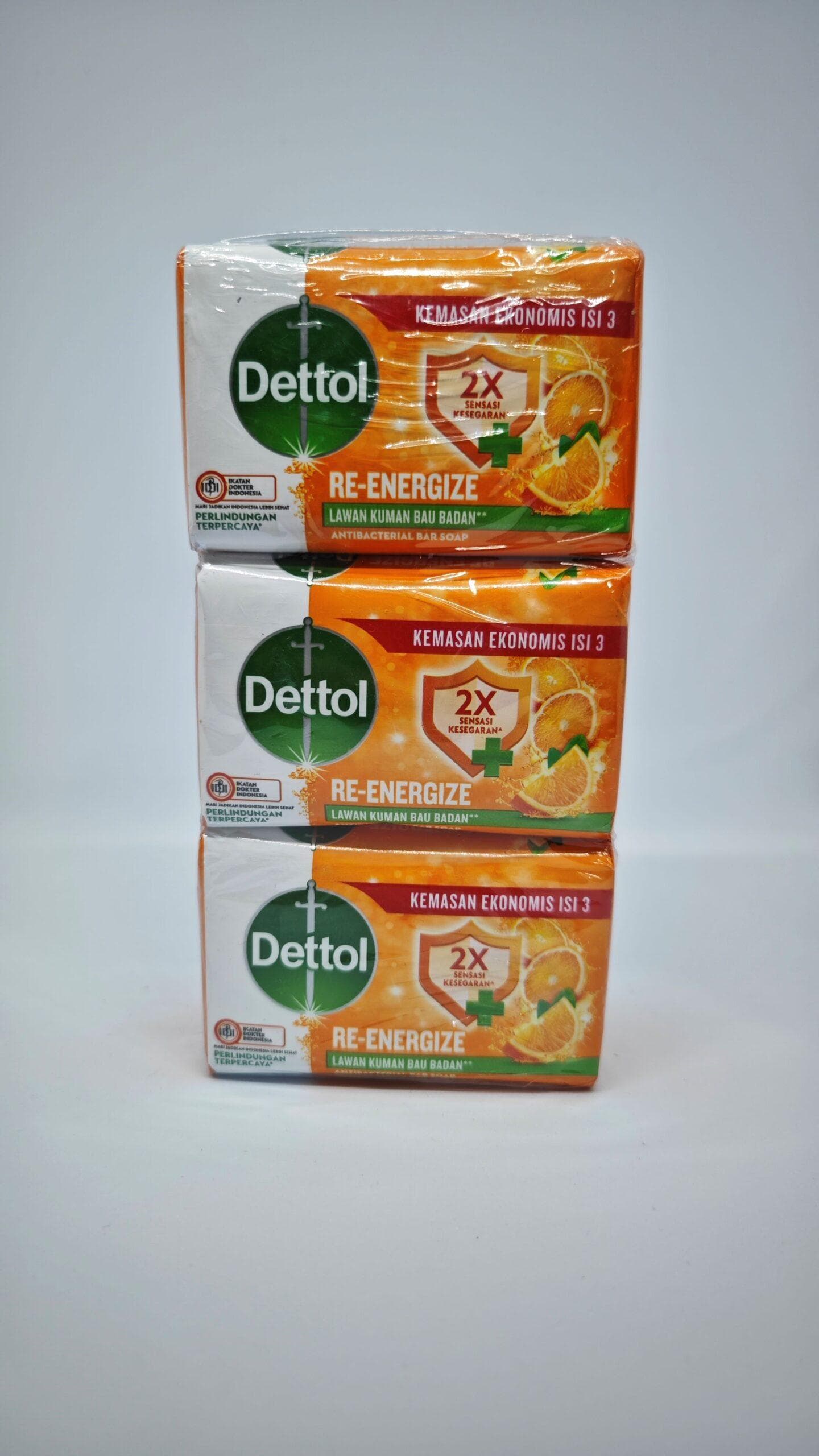 صابون آنتی‌باکتریال دتول DETTOL مدل Re Energizing حجم 100بسته 6 عددی