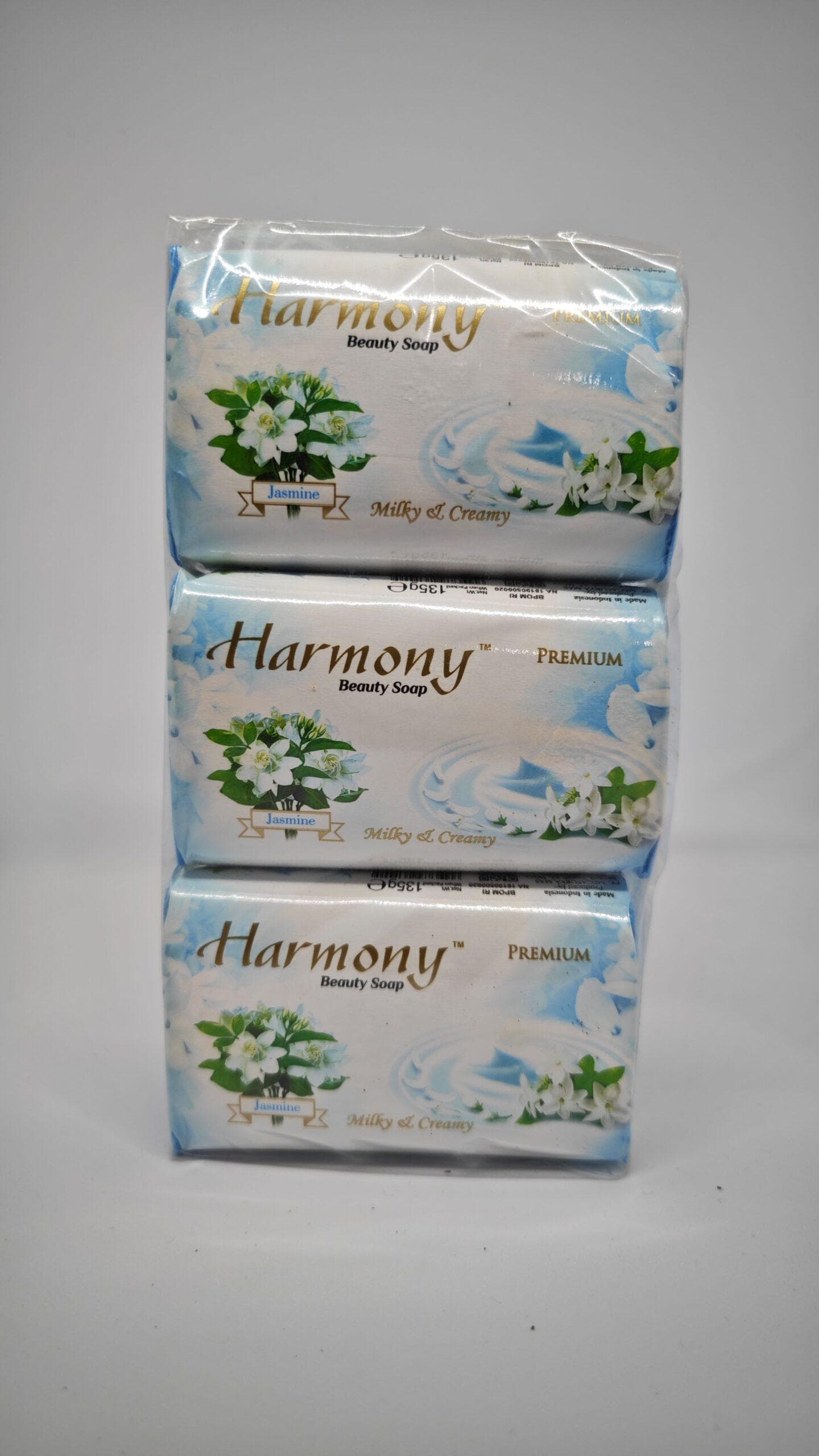 صابون هارمونی Harmony با رایحه گل یاسمین وزن 135گرم بسته 6 عددی — تصویر ۲