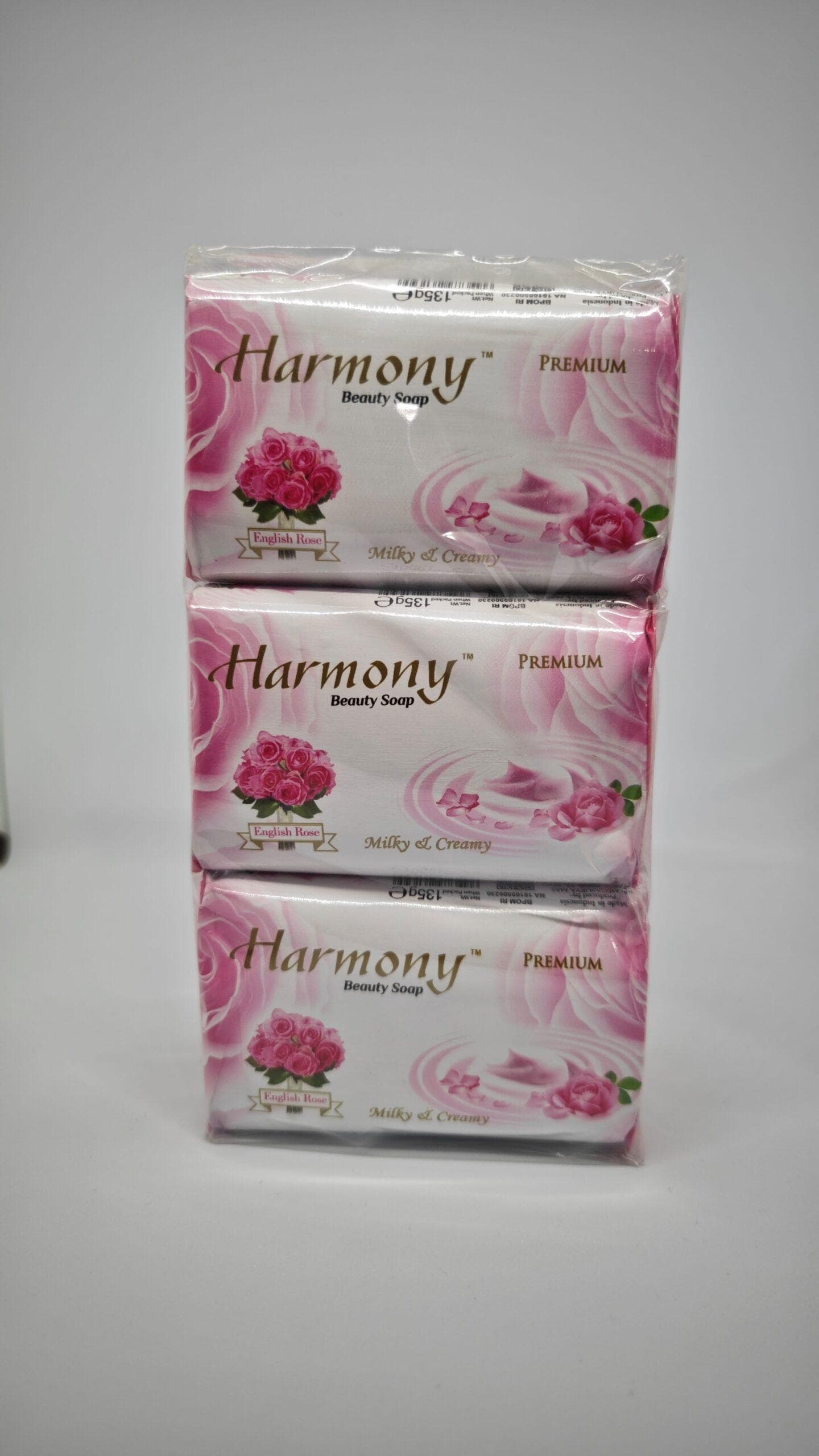 صابون هارمونی Harmony با رایحه گل رز وزن 135گرم بسته 6 عددی