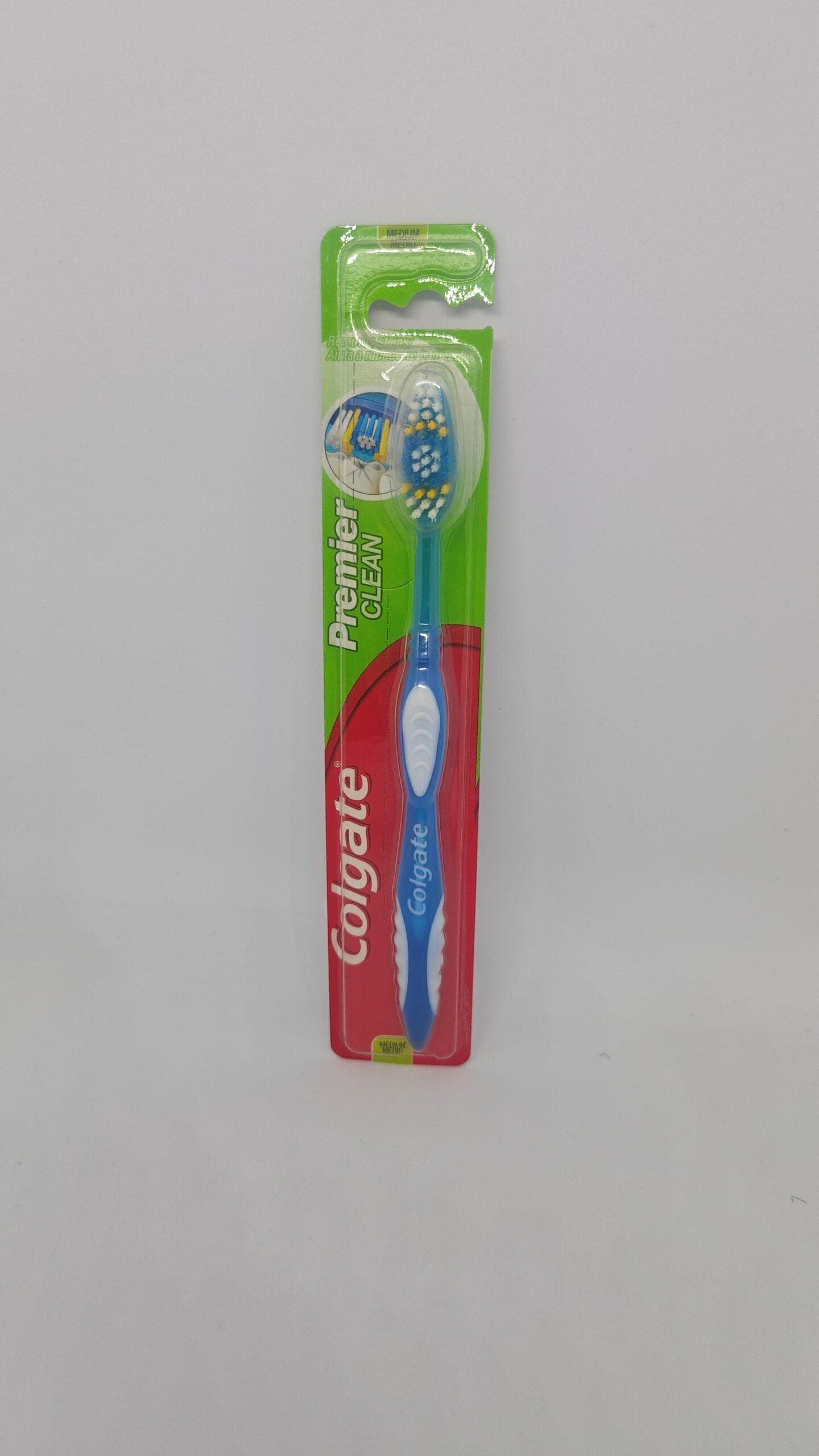 مسواک کولگیت COLGATE مدل PREMIER برس متوسط — تصویر ۲