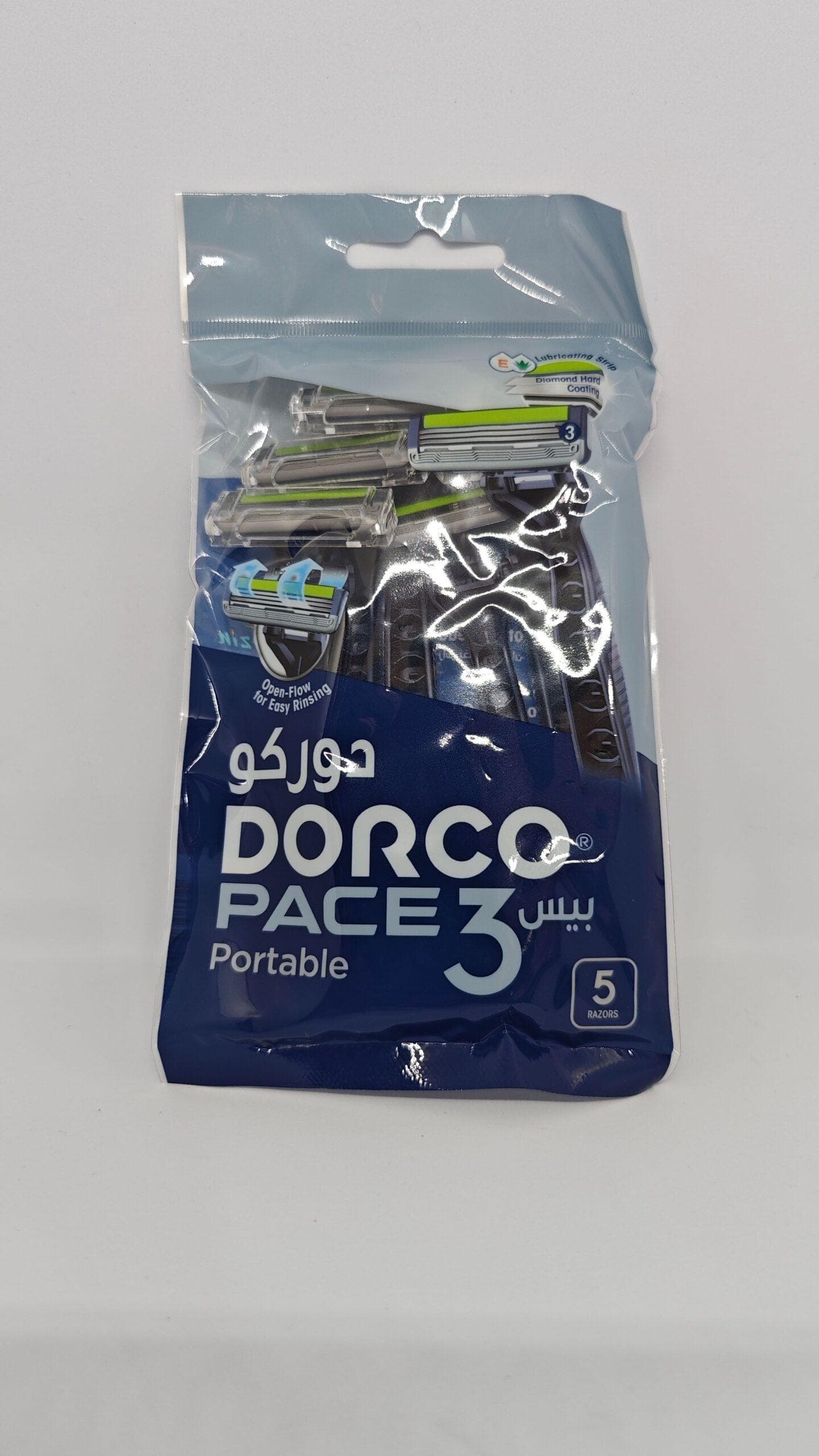 خودتراش 3 تیغ مردانه دورکو DORCO مدل Disposable بسته 5 عددی