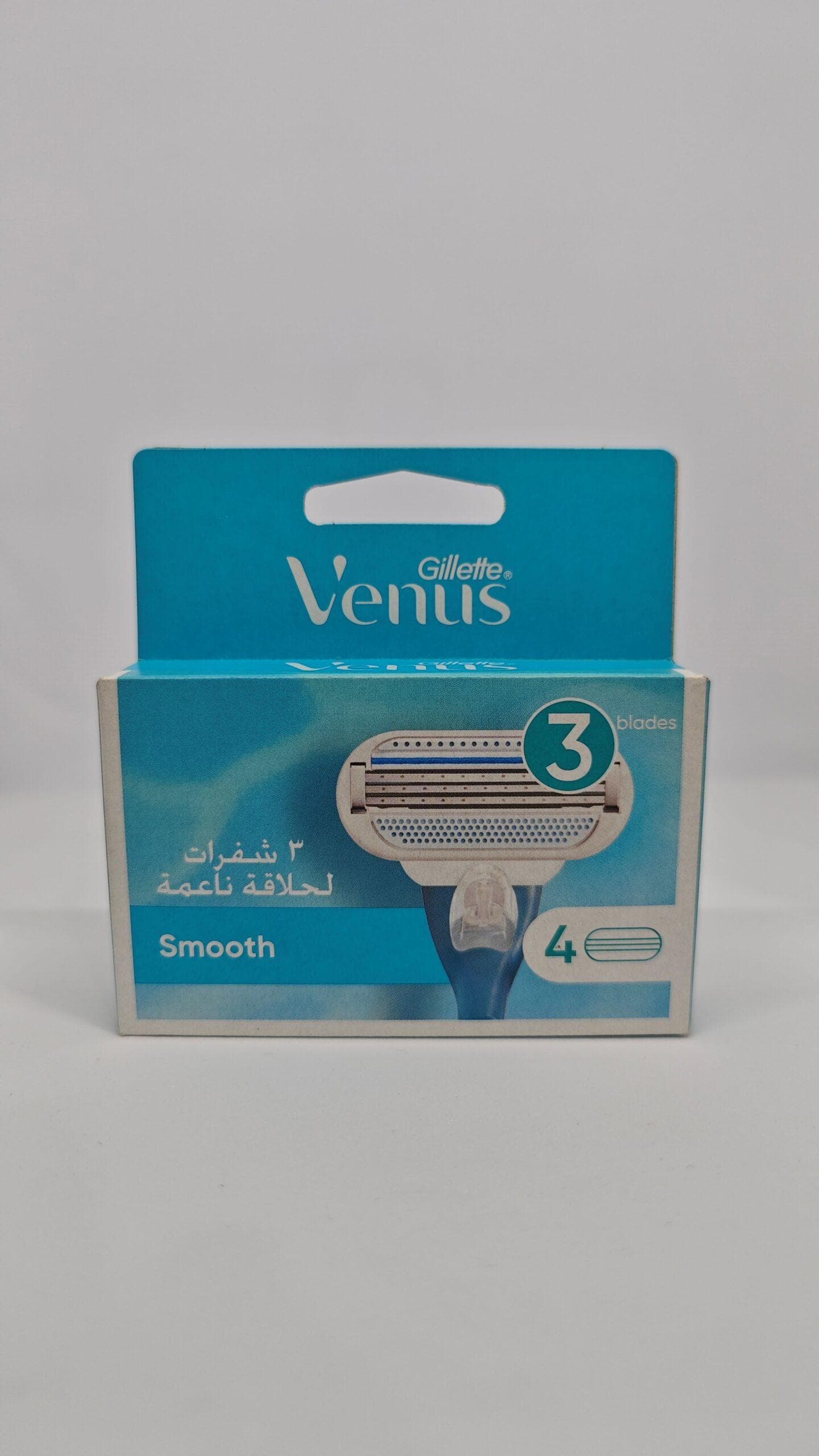 تیغ یدک خودتراش ژیلتGillette مدل ونوس 3لبه 4 عددی