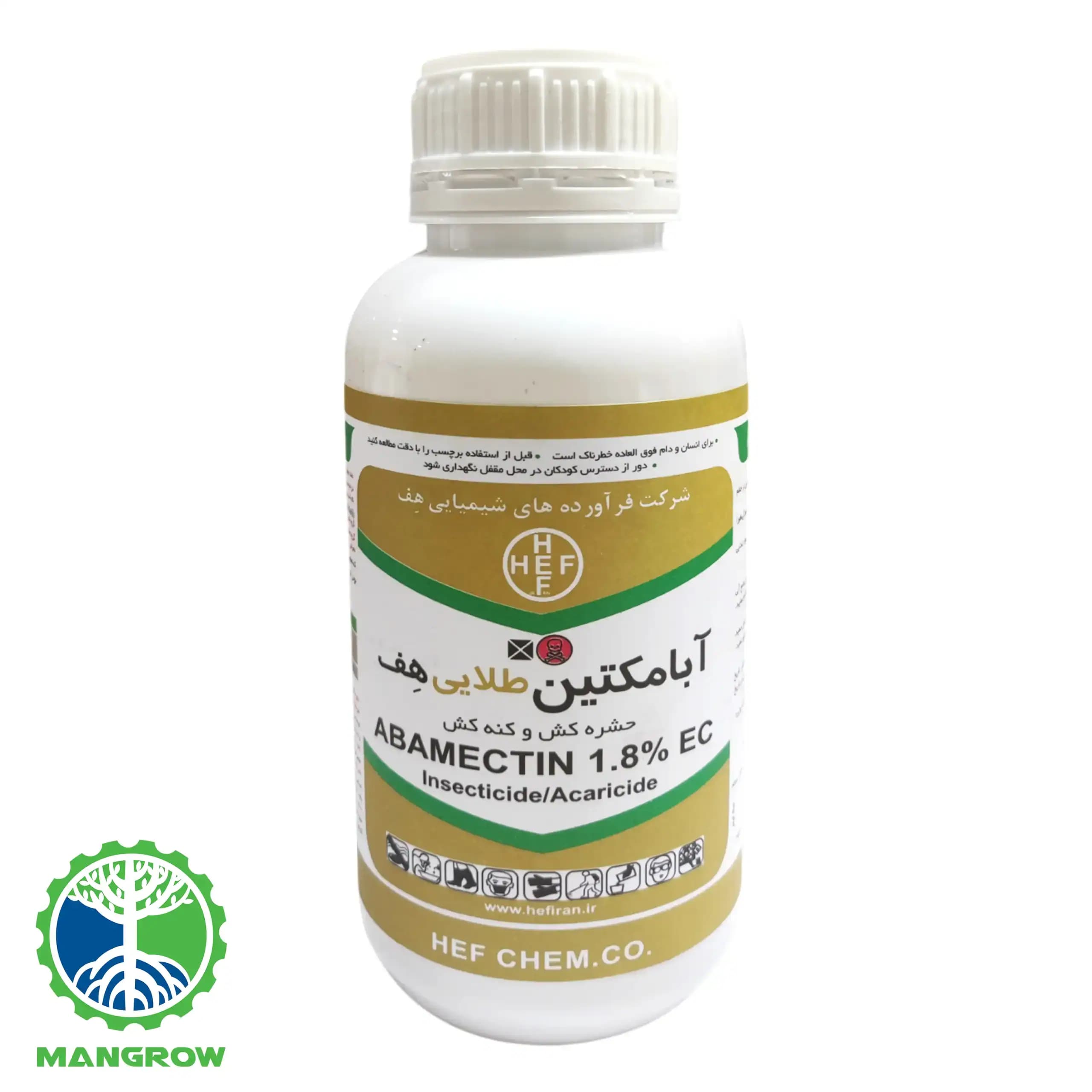 سم آبامکتین هف حشره کش و کنه کش 0/5 لیتری