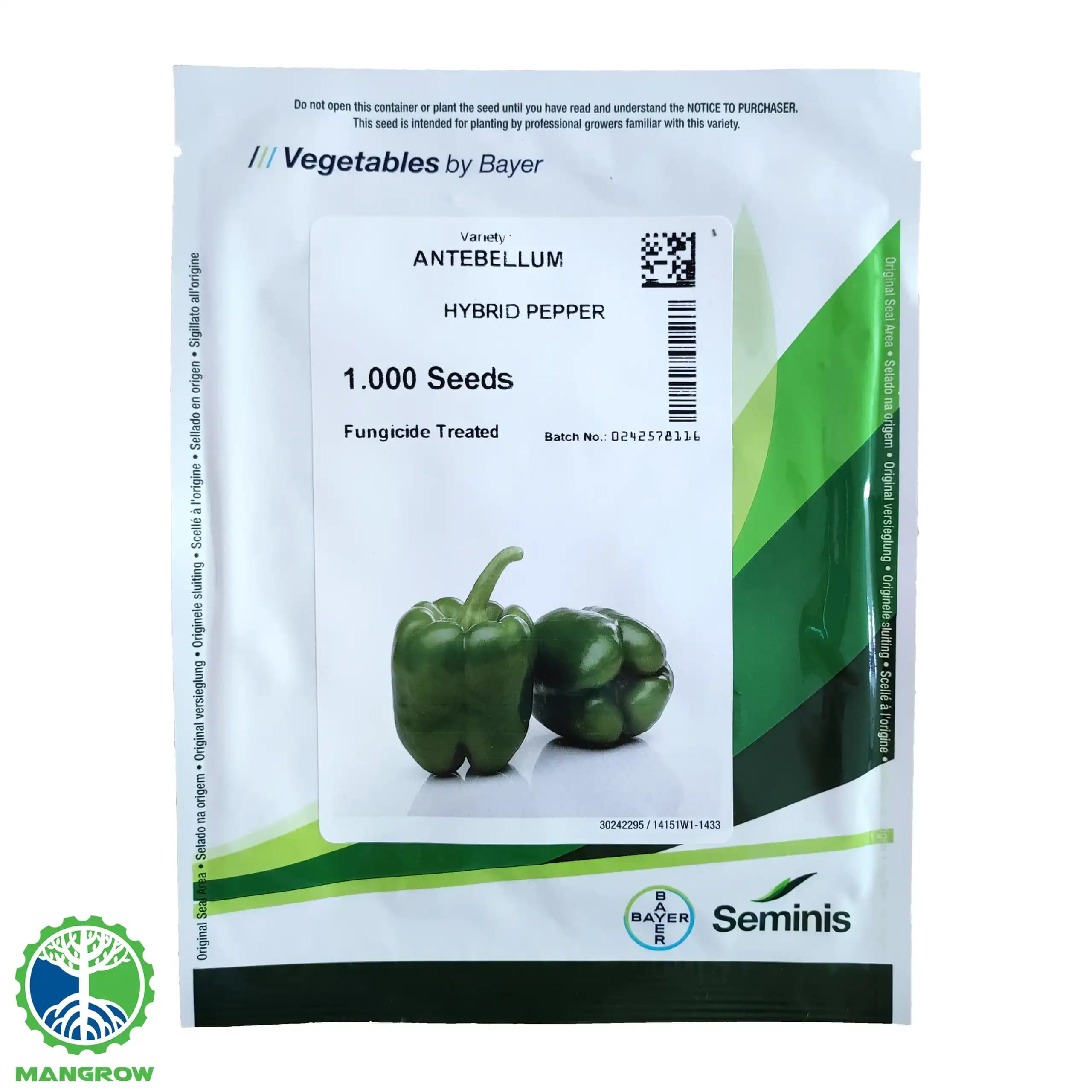 بذر فلفل دلمه seminis آنتبالوم چهار لوب 1000 عددی — تصویر ۴