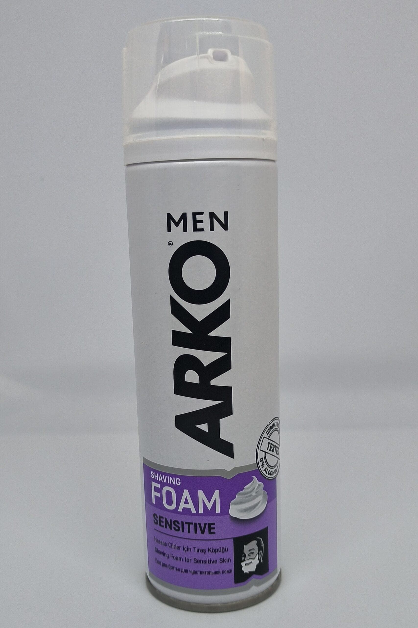 فوم اصلاح آرکو ARKO مدل Sensitive مناسب پوست حساس 200 میل — تصویر ۴