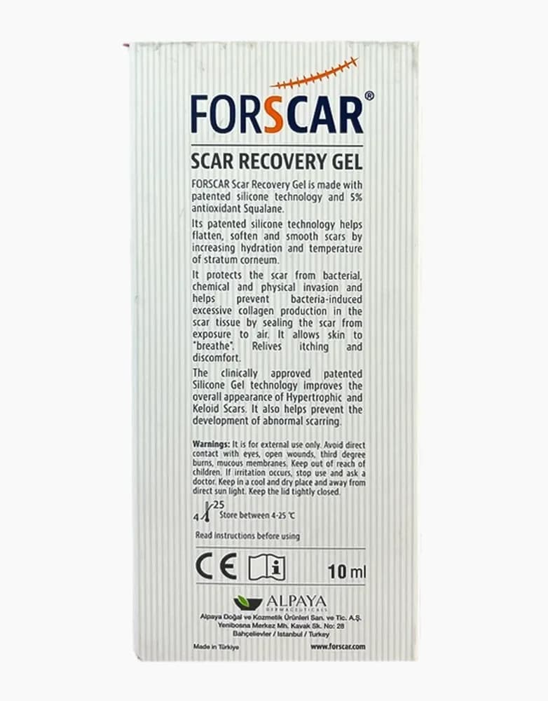 ژل ترمیم جای زخم و بخیه فور اسکار FORSCAR — تصویر ۷
