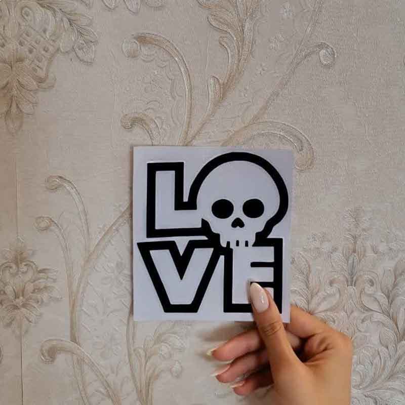 برچسب طرح LOVE اسکلت کد 2687 — تصویر ۱۱
