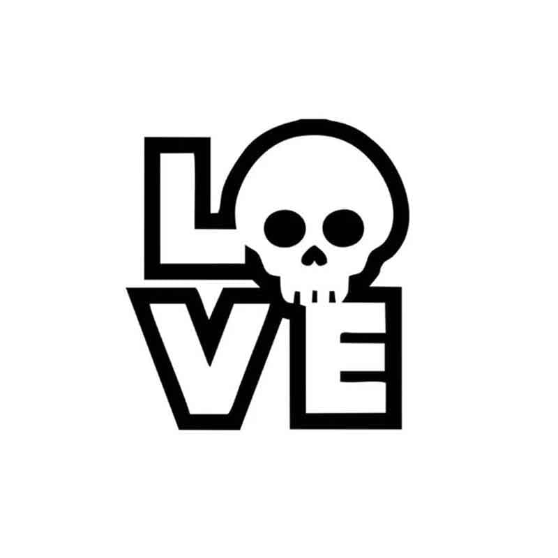 برچسب طرح LOVE اسکلت کد 2687 — تصویر ۲