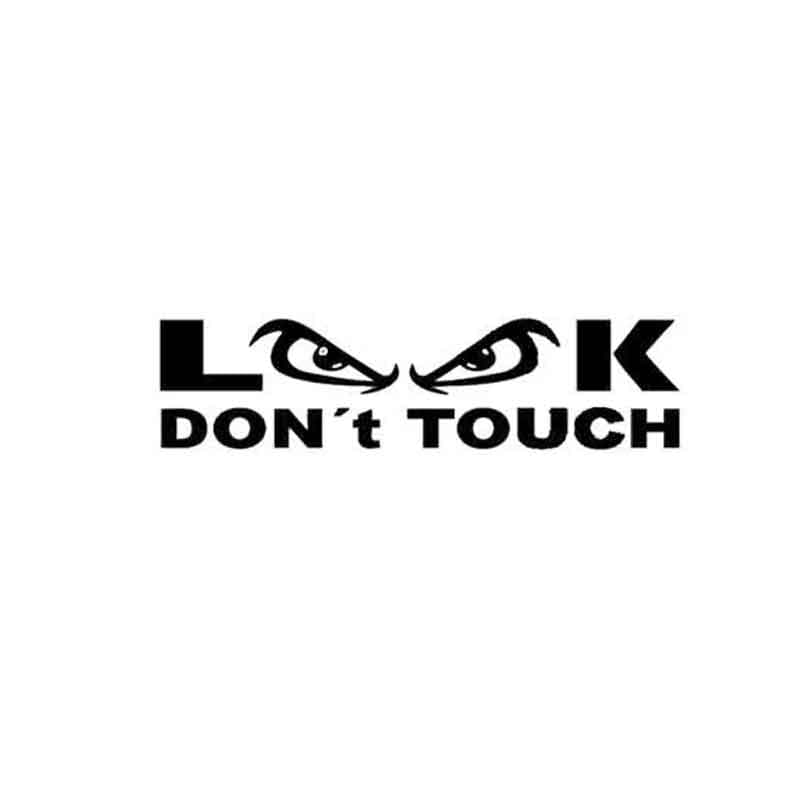 برچسب طرح dont touch کد 2674