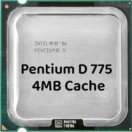 پردازنده CPU INTEL PENTIUM D 2.8Ghz 4M سوکت 775 کارکرده — تصویر ۳
