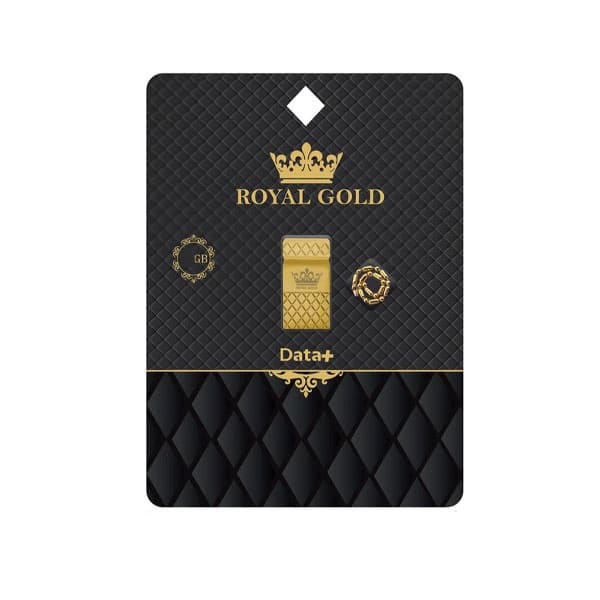 فلش مموری دیتا پلاس مدل Royal Gold ظرفیت ۶۴ گیگابایت USB 2.0