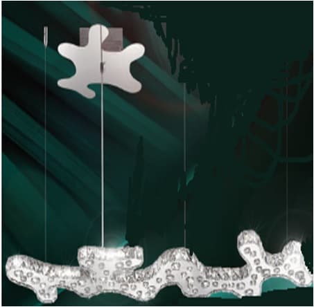 لوستر آویز خطی مدرن گلوبو کد 67043