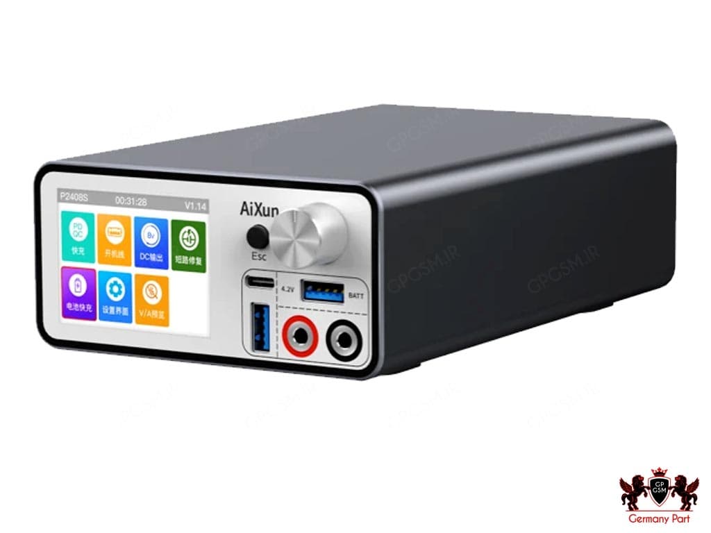 منبع تغذیه هوشمند 24 ولت 8 آمپر POWER P2408S AIXUN — تصویر ۲