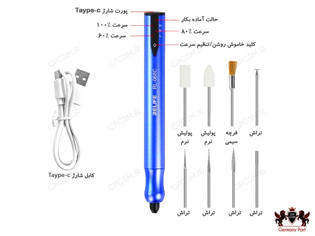 فرز و پاک‌کننده چسب OCA ریلایف RL_068C — تصویر ۳