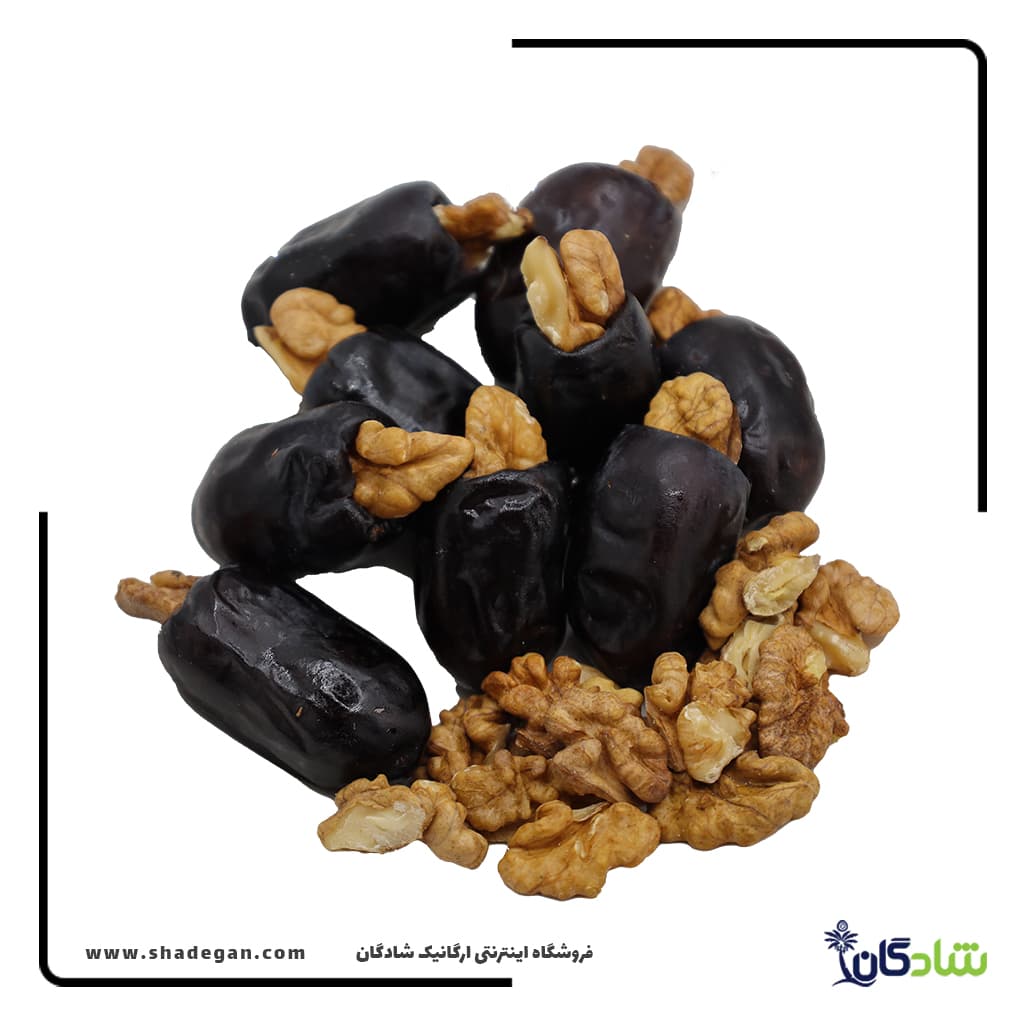 خرما و گردو شهدگان (ارگانیک و درجه یک) — تصویر ۵