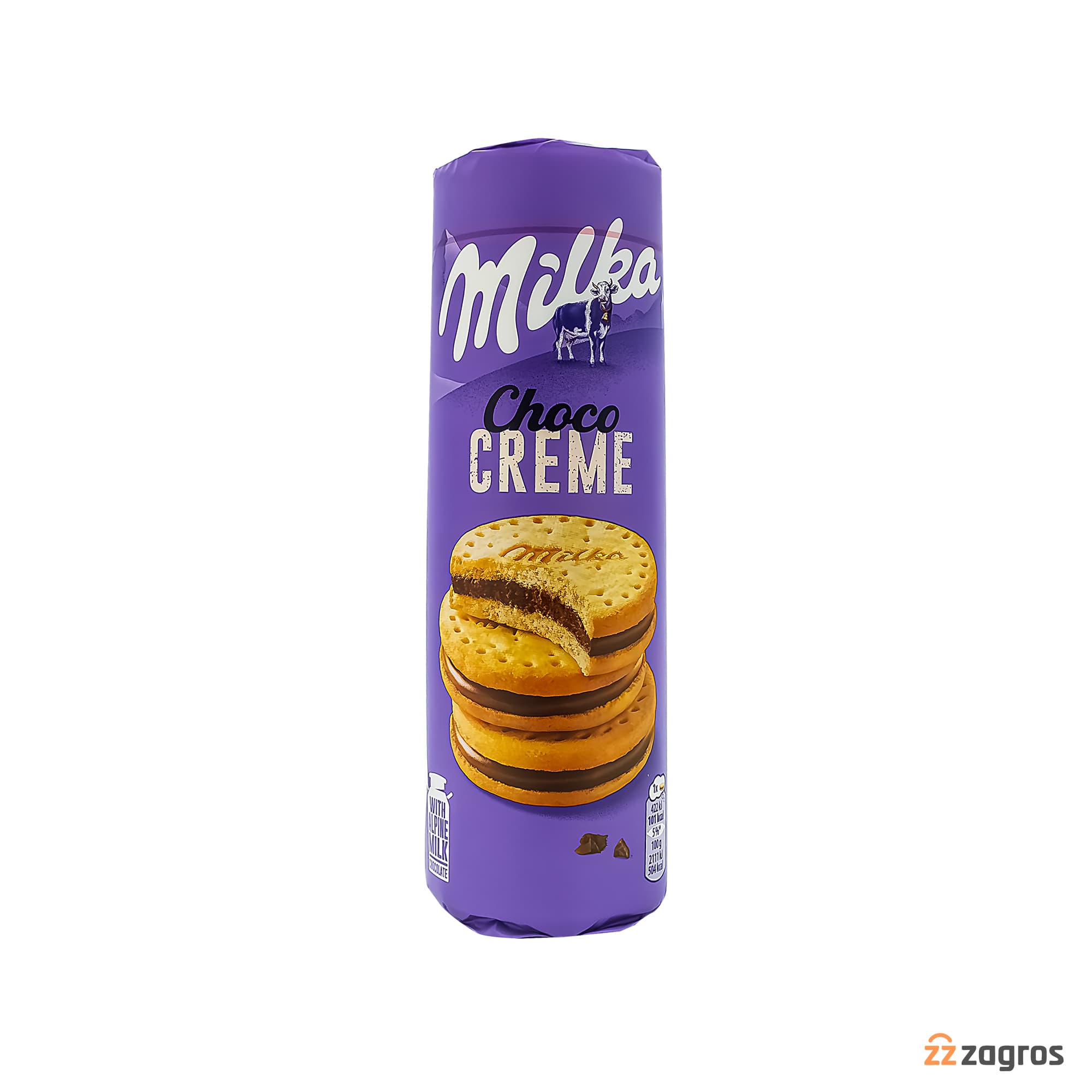 میلکا بیسکوئیت کرمدار لوله ای 260 گرم — تصویر ۸