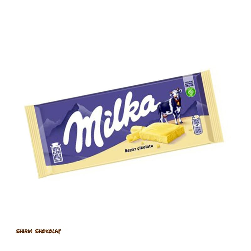 میلکا تابلت شیر شکلات سفید 80 گرم — تصویر ۳