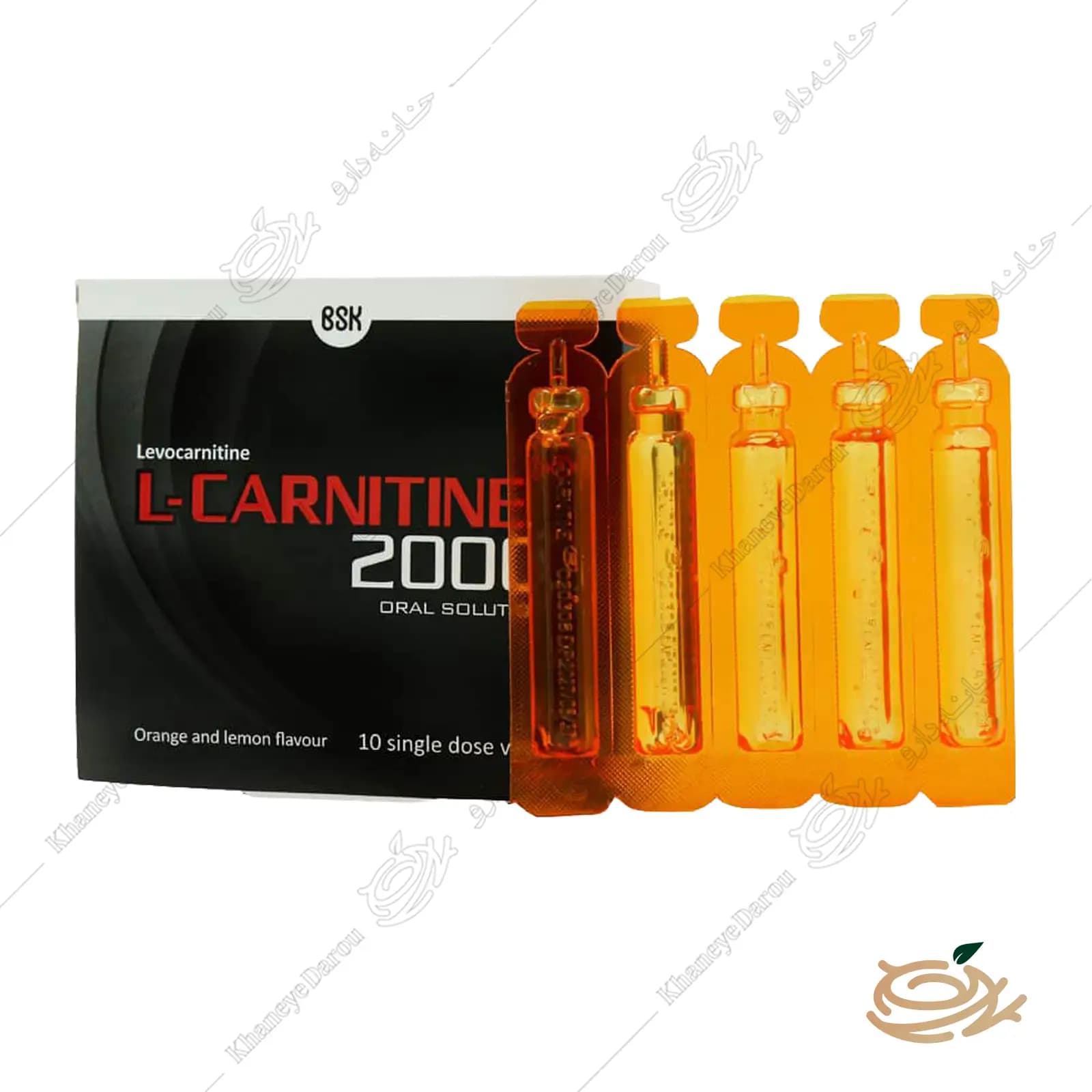 محلول خوراکی ال کارنیتین 2000 بی اس کی 10 عدد — تصویر ۴