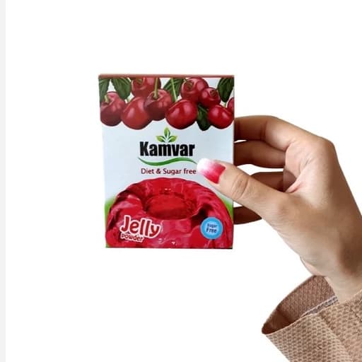 پودر ژله آلبالو بدون قند و رژیمی کامور — تصویر ۸