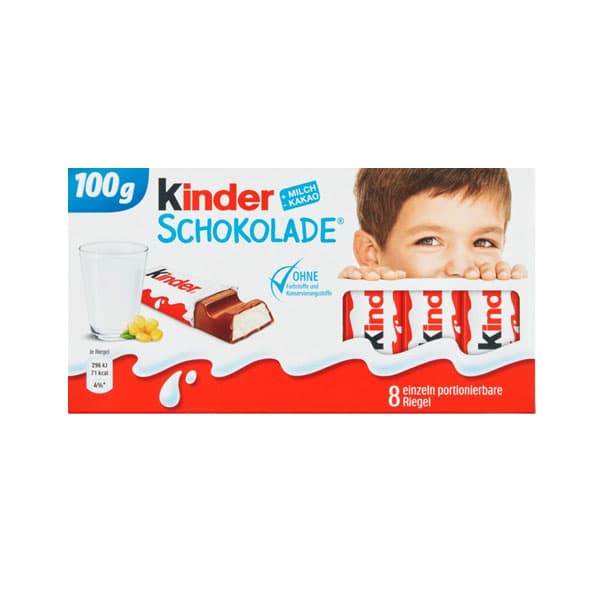 کیندر شکلات 8 عددی 100 گرم