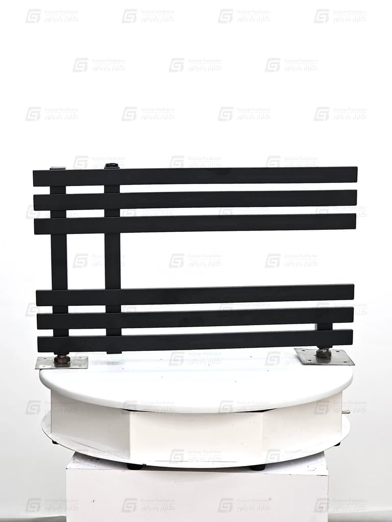 حوله خشک کن استیل مدل سهند یک طرفه دو پله ابعاد 35×55 سانتی متر