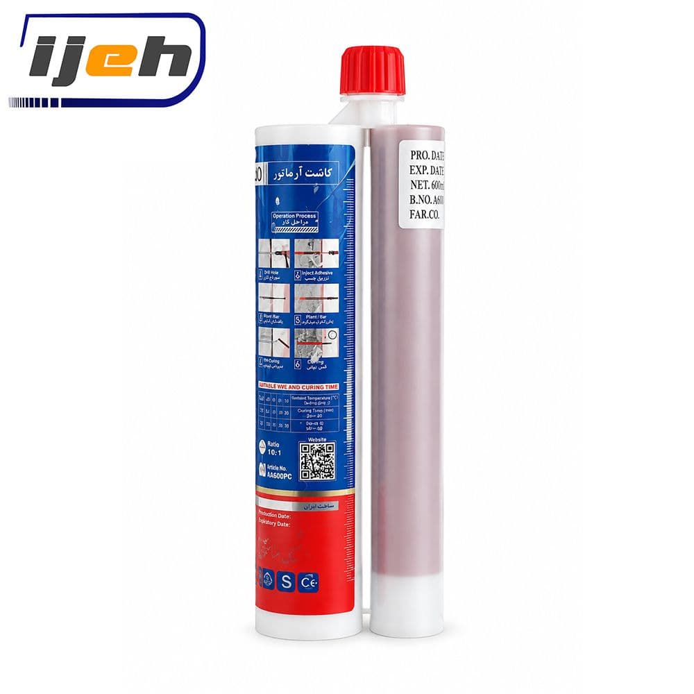 چسب کاشت بولت و میلگرد فرکوفیکس Farkofix Epoxy Anchoring Adhesive GF500 390ml