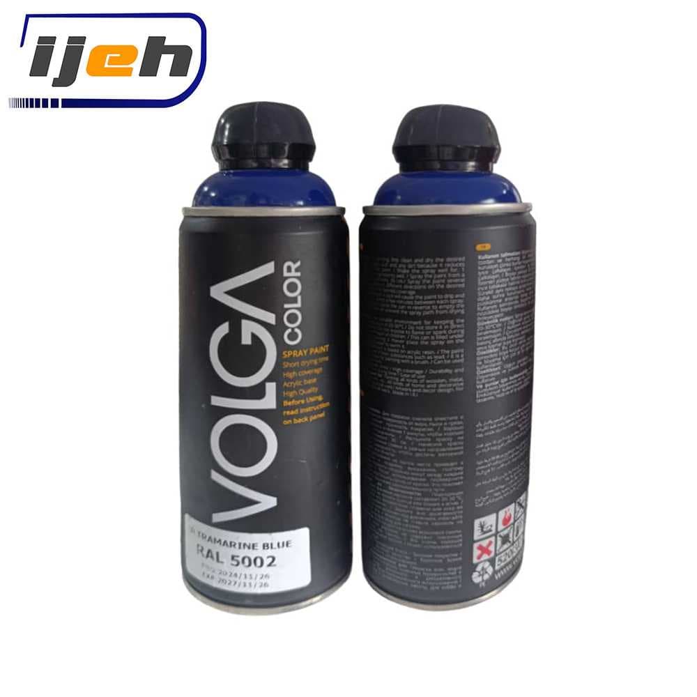 اسپری رنگ آبی اولترامارین ولگا Volga Ultramarine Blue Spray Paint 400ml – Code 5002