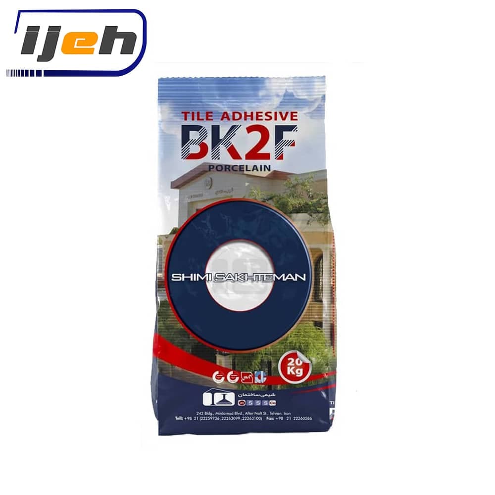 چسب پودری مخصوص کاشی و سرامیک پرسلان فرکوتایل bk2f طوسی – Farcotile Porcelain Ceramic Tile Powder Adhesive 20kg — تصویر ۲