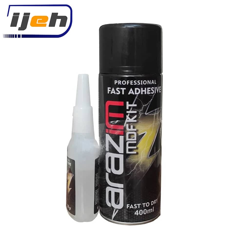 چسب سریع 123 آرازیم – Arazim Professional Fast Adhesive Mdf Kit 400ml