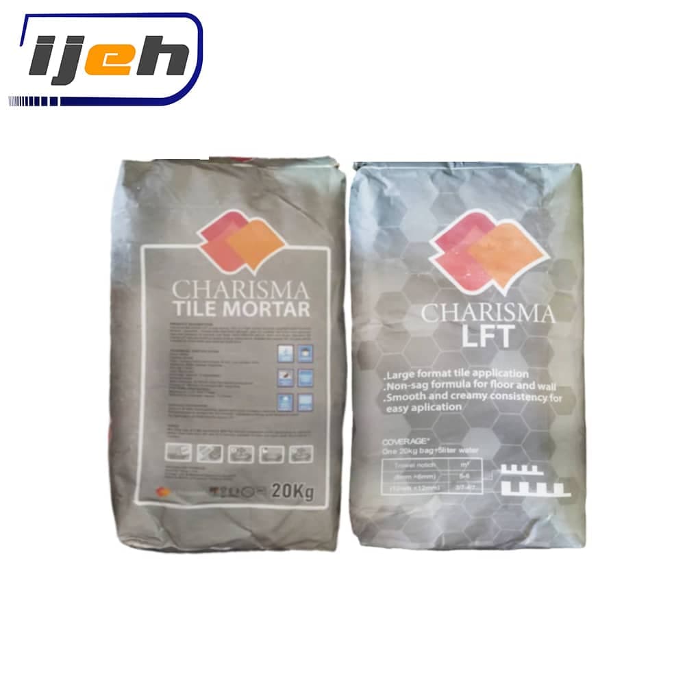 چسب کاشی و سرامیک پرسلان پودری (Lft) کاریزما سفید – Charisma Tile Mortar 20kg