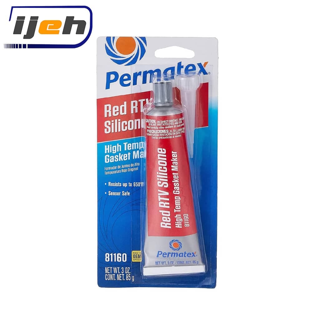 چسب واشر ساز حرارتی قرمز پرماتکس آمریکایی اصل – Permatex Red Rtv Gasket Maker 81160 85gr