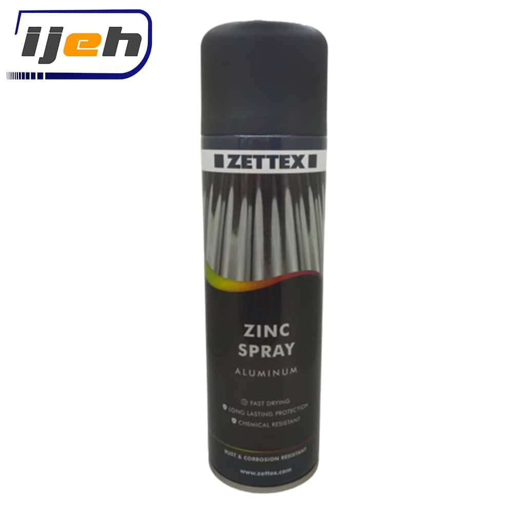 اسپری زینک آلومینیوم نقره ای زتکس – Zettex Zinc Spray Aluminum 500ml — تصویر ۱۰