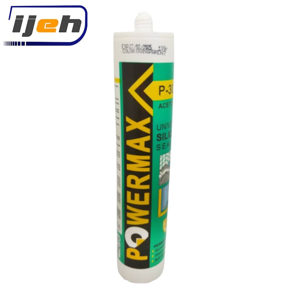 چسب سیلیکون استوکسی یونیورسال شفاف پاور مکس جعبه 24 عددی- Powermax Acetoxy Universal Silicone Sealant 280gr — تصویر ۹