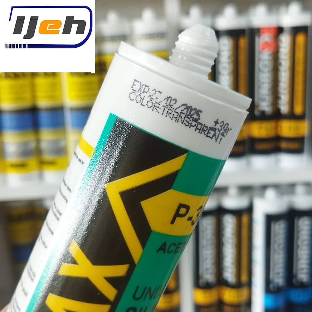 چسب سیلیکون استوکسی یونیورسال شفاف پاور مکس جعبه 24 عددی- Powermax Acetoxy Universal Silicone Sealant 280gr — تصویر ۷
