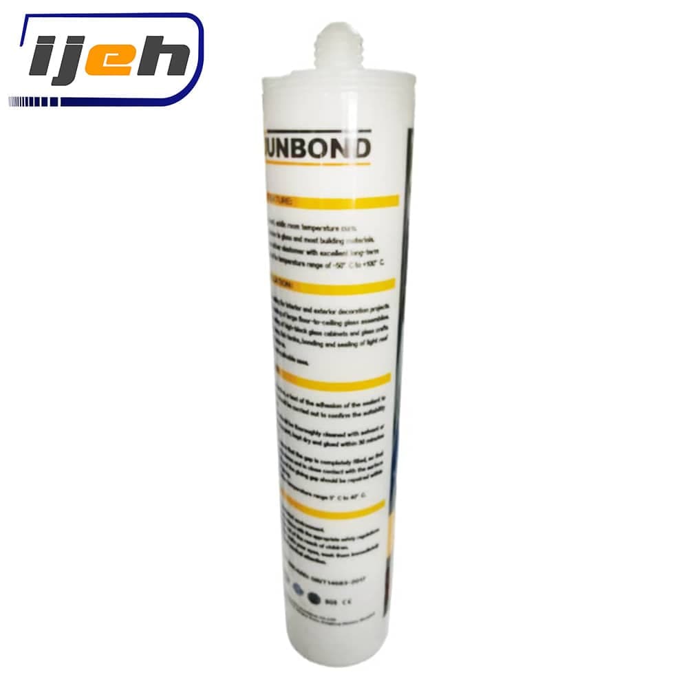 چسب همه کاره سیلیکون اسیدی سفید جانباند Junbond Acetic Glass Sealant 7132 300ml – JB7132 — تصویر ۱۲
